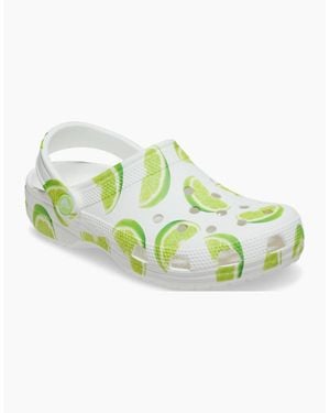 Crocs™ Classic Graphic Eva Lime Standard Clogs - Green