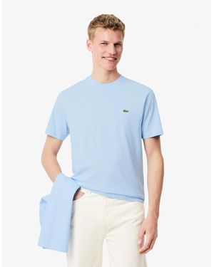 Lacoste Classic Fit Cotton Jersey T-Shirt - Blue