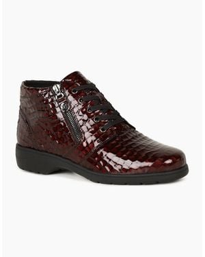 Caprice Amanda Ankle Boots - Brown