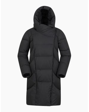 Mountain Warehouse Ladies Cosy Extreme Ii Wrap Down Jacket - Black