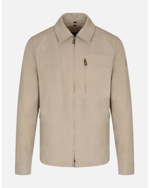 Belstaff Grid Overshirt - Natural