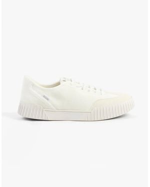 KIZIK Brooklyn Canvas Trainers Bright - White