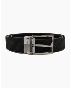Givenchy Chain Logo Print Belt - Black