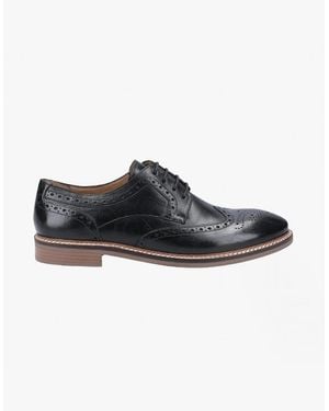 Hush Puppies Bryson Leather Oxford Shoes - Black