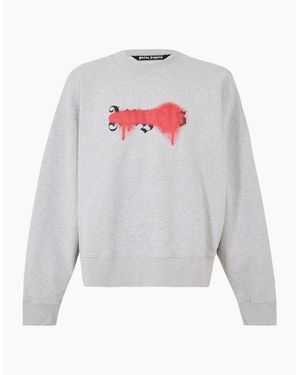 Palm Angels Palm Palm Sketchy Sweatshirt - Grey
