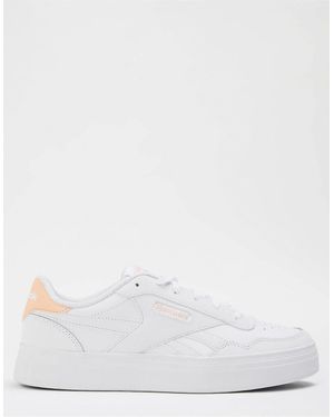 Reebok Court Advance Platform Low Top Trainers - White