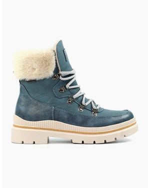 Lunar Evelyn Ankle Boots - Blue