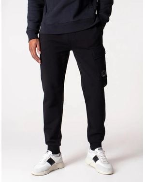 C.P. Company Lens Pocket Fleece Sweat Jogger - Blue