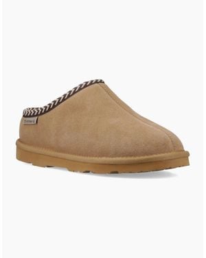 BEARPAW Tabitha Suede Coffee Slippers - Brown
