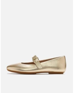 Fitflop Delicato Leather Mary Jane Shoes - White
