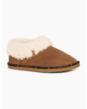Barbour Eloise Bootie Slippers - Brown