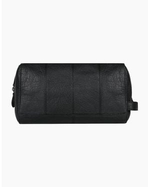 Lakeland Leather Explorer Wash Bag - Black
