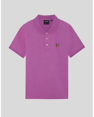 Lyle & Scott Cotton Polo Shirt - Pink