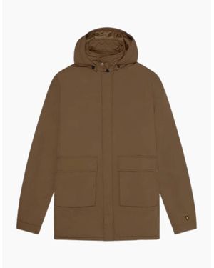 Lyle & Scott Lyle & Scott Wadded Parka - Brown