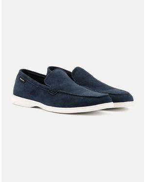 Ben Sherman Amarillo Suede Loafers - Blue