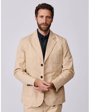 aubi Mareham Patch Pocket Jacket - Natural