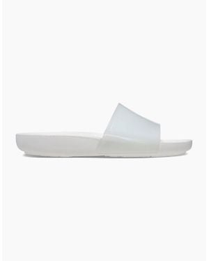 Crocs™ Glossy Slides Sandals - White