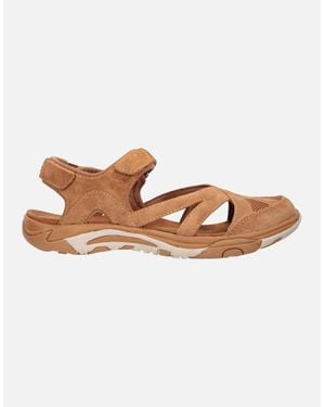 Mountain Warehouse Ladies Sussex Wolverine Suede Sandals - Brown