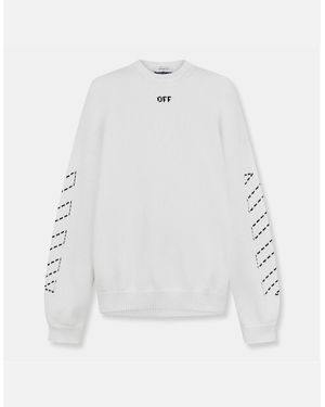 Off-White c/o Virgil Abloh Off Arrow Crew Neck - White