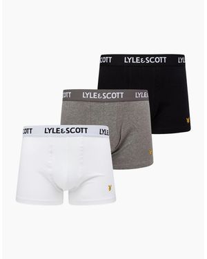 Lyle & Scott 3-Pack Barclay Boxer Briefs - Black