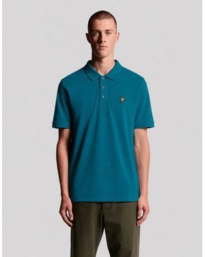 Lyle & Scott Cotton Polo Shirt - Blue