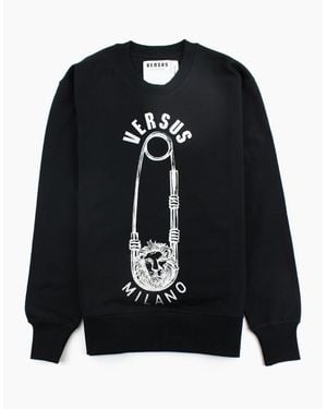 Versus Versace Versus Pin Logo Sweatshirt - Black