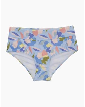 Regatta Ladies Paloma Abstract Floral Swim Briefs - Blue