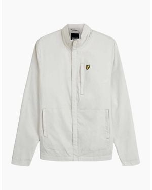 Lyle & Scott Lyle & Scott Lw Funnel Neck Jacket - White
