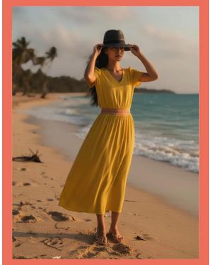 Nooki Design Lulu Summer Dress - Yellow