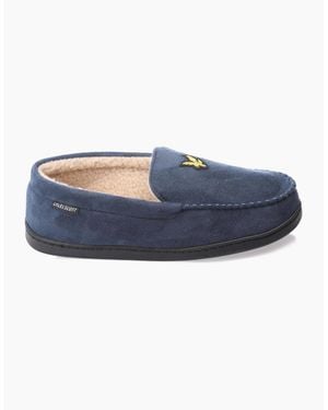 Lyle & Scott Aspen Slippers - Blue