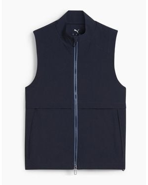 PUMA Ripguard Vest Performance Golf Jacket - Blue