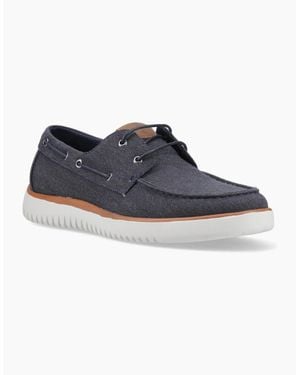 Hush Puppies Daniel Boat Shoes - Blue