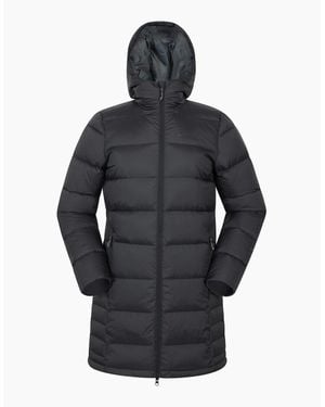 Mountain Warehouse Ladies Stratus Extreme Packable Long Down Jacket - Blue