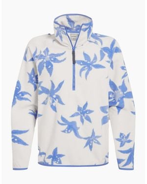 Craghoppers Ladies Reedmace National Trust Half Zip Fleece Top - Blue