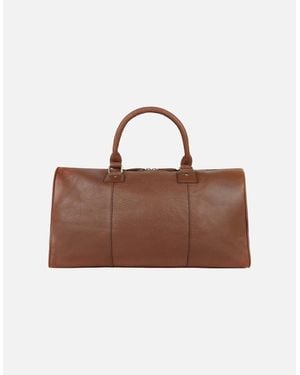 Lakeland Leather Explorer Medium Holdall - Brown
