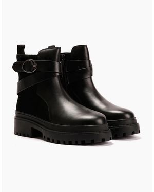 Osprey London The Boston Leather Boots - Black