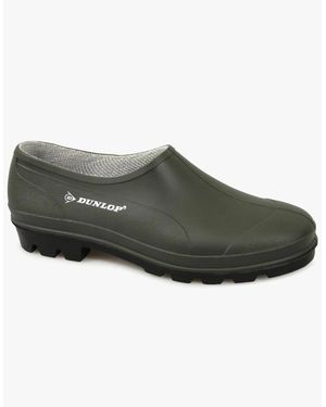 Dunlop Gardener Hevea Rubber Garden Clog Dark - Green