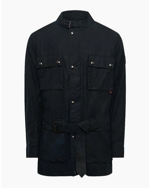 Belstaff Roadways Wax Jacket - Blue