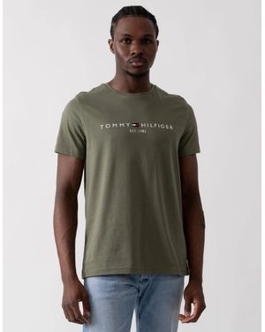 Tommy Hilfiger Tommy Logo Basic T-Shirt - Green