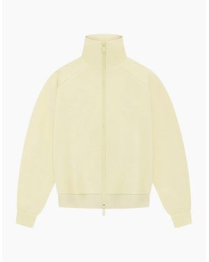 adidas Athletics Regular Fit Funnel Neck Raglan Sleeve Top - Yellow