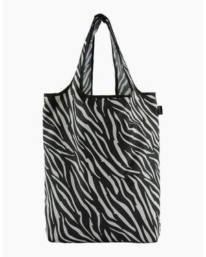 Regatta Zebra Print Packaway Shopper Bag - Black
