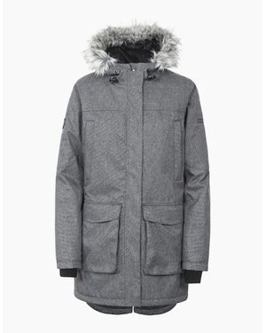 Trespass Ladies Thundery Waterproof Jacket - Grey