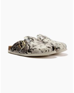 Original Penguin Penguin Poppy Snake Mules - White