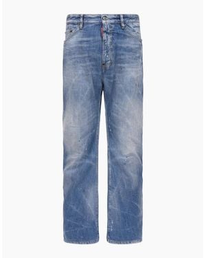 DSquared² Clean Baby Wash London Bro Jeans - Blue
