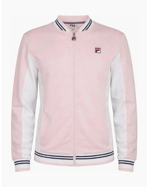 Fila Settanta Baseball Track Top Jacket Pale Lilac - Pink