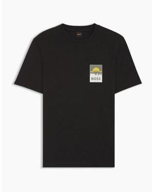 BOSS Te Plain 10276582 01 Polo Shirt - Black