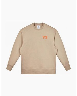 Y-3 Chest Logo Sweatshirt - Natural