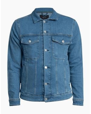 Replay Mid Wash Denim Jacket - Blue