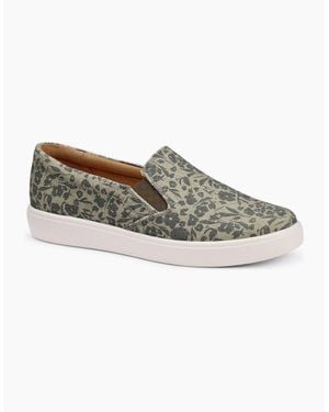 Hotter Tara Wide Fit Slip On Shoes - Grey