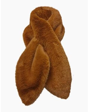 Nooki Design Cate Faux Fur Scarf - Brown